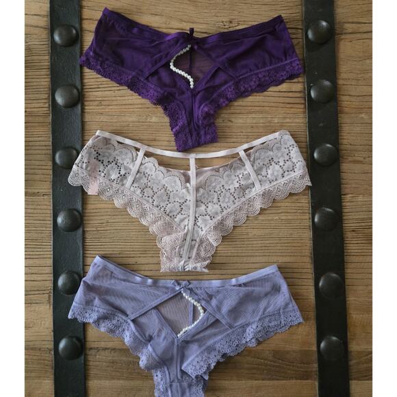 Victoria's Secret Very Sexy Cheeky Hipster Panty Bundle sz Small New - Picture 3 of 5